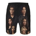 thumbnail image 4 of The Vampire Diaries Men's Beach Shorts Swim Trunks Casual Quick Dry Board Shorts Swimwear with Mesh Lined and Pockets, 4 of 8