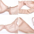 thumbnail image 4 of Varsbaby Women's Underwire Sheer Bra and High Waist Panties Sets, 4 of 5