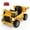 Yellow, variant on Costway Kids Ride-On Dump Truck with Wireless Connection Music LED Lights Soft Start Yellow