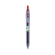 B2p Bottle-2-Pen Recycled Gel Pen, Retractable, Fine 0.7 Mm, Red Ink, Translucent Blue Barrel | Bundle of 10 Dozen