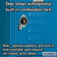 thumbnail image 4 of Salsbury Industries 66362BL-U Six Tier Box Style 36-Inch Wide 6-Feet High 12-Inch Deep Unassembled Standard Metal Locker, Blue, 4 of 4