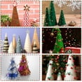 thumbnail image 5 of 5 Pcs Paper Mache Cones Open Bottom 13.8in, 11.8in, 9.8in, 7.87in, 5.9in, Extra Thick Cardboard Cones for Crafts Paper Cones for Christmas Valentine Gnomes Christmas Tree DIY Projects and Decorations, 5 of 7