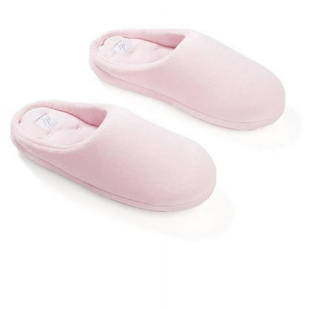 Dearfoams - Women's Microfiber Velour Clog Slippers