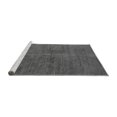 thumbnail image 2 of Ahgly Company Machine Washable Indoor Rectangle Abstract Gray Modern Area Rugs, 3' x 5', 2 of 4