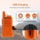 thumbnail image 2 of Radio bidireccional Retevis RT22 - Walkie Talkies de largo alcance, color naranja, 2 of 9