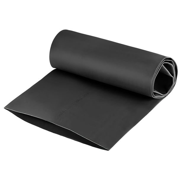 Manguera termorretráctil Uxcell, funda de cable termorretráctil de 3.3ft negra de 5.91 in