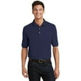 thumbnail image 1 of Port Authority ®  Heavyweight Cotton Pique Polo With Pocket.  K420p L Navy, 1 of 1