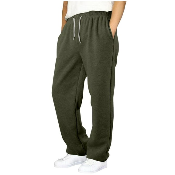 UAYOTSE Boys' Cargo Sweatpants Kids Drawstring Athletic Performance Jogger Pants Open Bottom Pants with Pockets(P97-AG,7-8 Years)