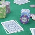thumbnail image 4 of Playzaic 10-gram Milano Poker Chips (50-pack) Real Clay Set ($25 Green), 4 of 5
