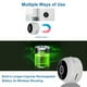 thumbnail image 5 of 2 Uds 1080P Cámara IP Soporte 360 ​​grados Cámara Seguridad Del (blanco), 5 of 8