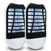 MXKF Bug Zapper,Plug-in Electronic Mosquito Killer Night Light, Eliminates Gnats Fruit Flies Flying Pests