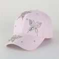 thumbnail image 2 of Duoif Rhinestone Baseball Caps for Women Men Sequins Casual Sports Cap Rhinestone Hat Sequin Hat, 2 of 7