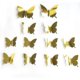 thumbnail image 2 of 12 piezas DIY mariposas decoración de pared combinación 3D espejo pegatinas de pared decoración de pared pegatinas decoración del hogar Xemadio ZH-128, 2 of 6