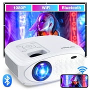 TopVision Mini Projector, WiFi Bluetooth Projector, 1080P Supported 4K Portable Home Theater & Outdoor Video Movie Projector Compatible with TV Stick, PS4,HDMI, VGA, AV, USB - Best Reviews Guide