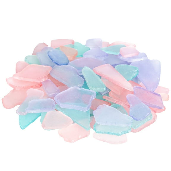 Sea Glass | Aqua Pink & Lavender Sea Glass | 11oz Sea Glass for Decor & Craft