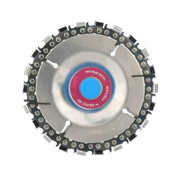 Chain Disc Disc Chain Set Tooth Woodworking Angle Grinder Chain Disc Steel Firm Grip Industry Angle Grinder Handtool For 100 115mm