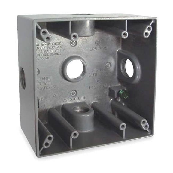 Bell Outdoor Weatherproof Box,3/4 in Hub 5342-0