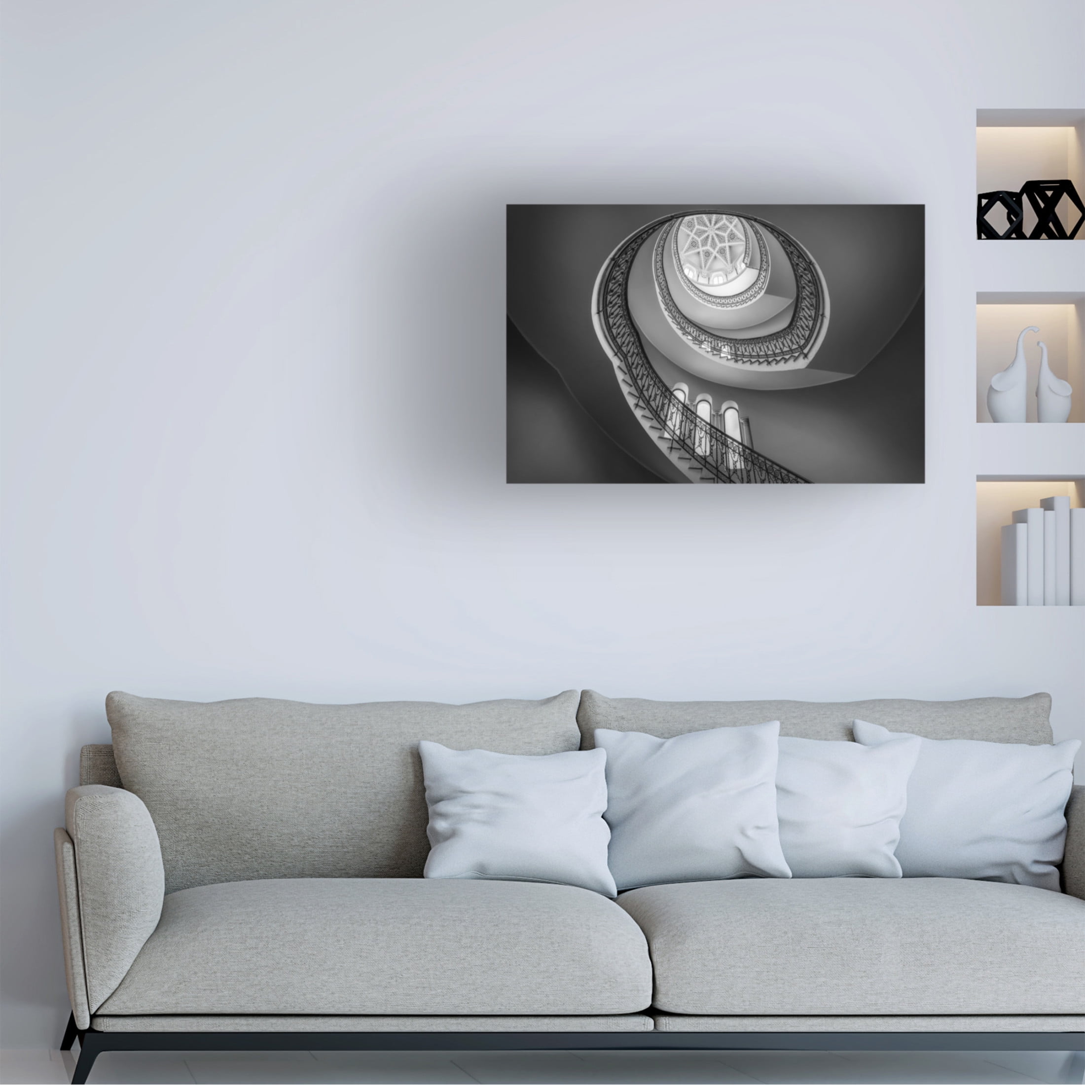 Trademark Fine Art Jorge Ruiz Dueso Sinuous Path Canvas Wall Art