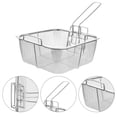 thumbnail image 3 of SHISUYAN Panier à Frire 1 Pce Panier Alimentaire en Acier Inoxydable pour Cuisine, 3 of 9