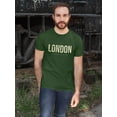 thumbnail image 2 of London Pale Yellow Ferris Wheel T-Shirt Men -Image by Shutterstock, Male x-Large, 2 of 4