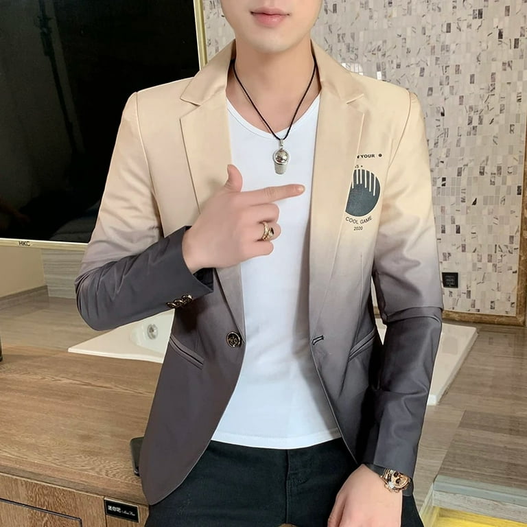 Korean style casual blazer best sale