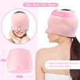 thumbnail image 2 of Set de mascarilla refrescante para ojos con gorra y gel para aliviar la migraña, 2 of 7