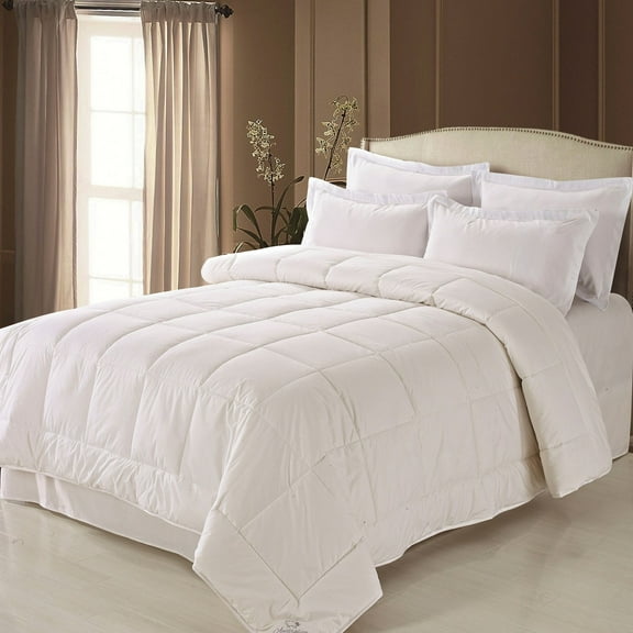 Fresh Ideas Washable Australian Wool & Cotton Comforter, King