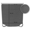 thumbnail image 4 of 4 chair pads in the shape of a trapezoid, Dimensions: 42 (rear) 35 (behind) x 40 x 5 cm, 4 of 5
