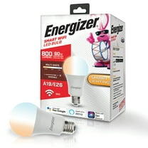 Energizer Smart Bright Multi-White LED Light Bulb, A19 Shape, E26 Base