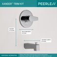 thumbnail image 5 of Peerless Ptt14119 Xander Tub Only Trim Package - Chrome, 5 of 5