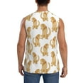 thumbnail image 4 of Balery Labrador Retriever Dog Men's Sleeveless Muscle Shirts Workout Tank Top, Moisture Wicking, Odor Protection-Small, 4 of 8