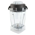 thumbnail image 1 of Blender Pitcher, ABS Rubber Clear Blender Accessories Easy Cleaning Comfortable Handle 48oz Sealing Clip with Lid for Replacement, 1 of 7