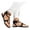 Black, variant on New Lace-up Flip Flat Sandals Ankle Ring Straps Large Size Women's Shoes Black 38