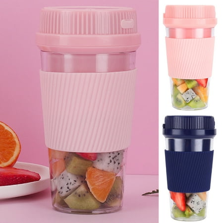 

Cheer US 300ML Portable Electric Juicer Cup - USB Rechargeable Mini Household Juicer - Personal Blender for Smoothies and Shakes - Mini Fruit Juice Mixer for Travel Camping & Outdoor