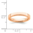 thumbnail image 5 of 925 Sterling Silver Stackable Expressions Pink-plated Ring Size: 9; for Adults and Teens; for Women and Men, 5 of 5