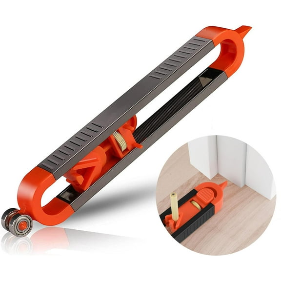 Contour Gauge Scribe Tool, Precise Profile Gauge Tool with Lock for Pencil Woodworking Edge Corner Measuring Profile Duplicator