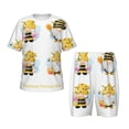 thumbnail image 1 of Balery Gnomes Honey Bee Conjunto de Pijama Infantil de Manga Corta con Estampado – Ropa de Dormir de Algodón Suave-3X-Large, 1 of 6