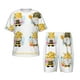 thumbnail image 1 of Balery Gnomes Honey Bee Conjunto de Pijama Infantil de Manga Corta con Estampado – Ropa de Dormir de Algodón Suave-3X-Large, 1 of 6