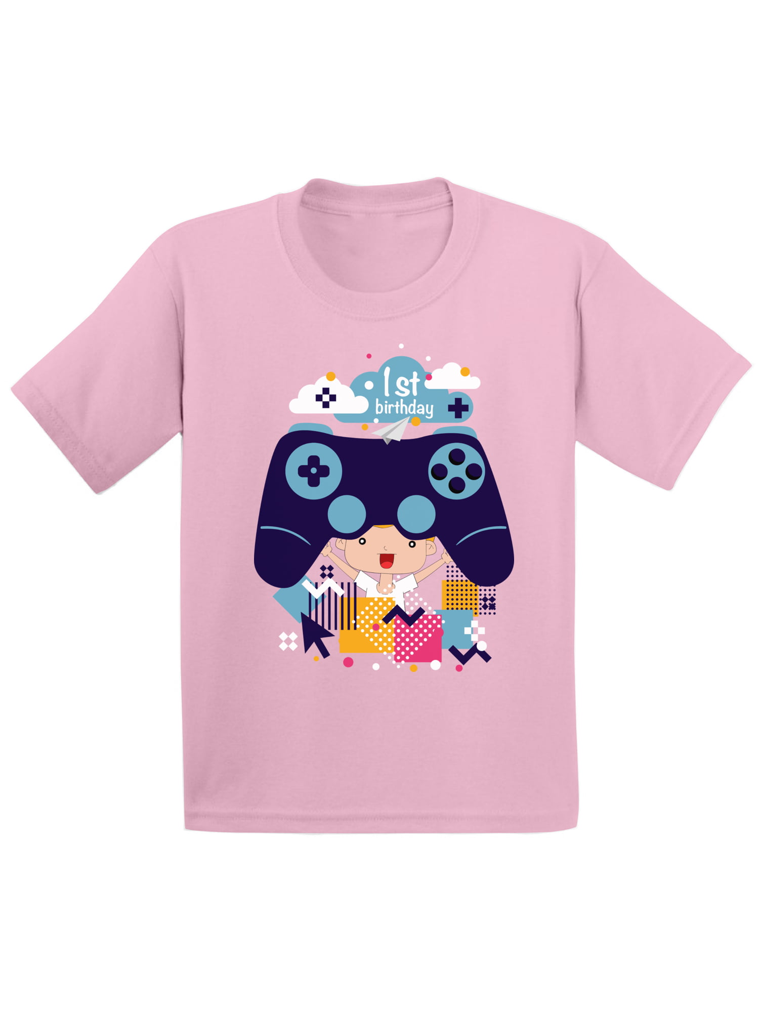 Awkward Styles Video Game Birthday Infant Shirt Gamer Birthday Party 1st  Birthday Party Outfit Video Game Gifts for 1 Year Old Funny Video Game  Shirt for Baby 1st Birthday Party Shirt First