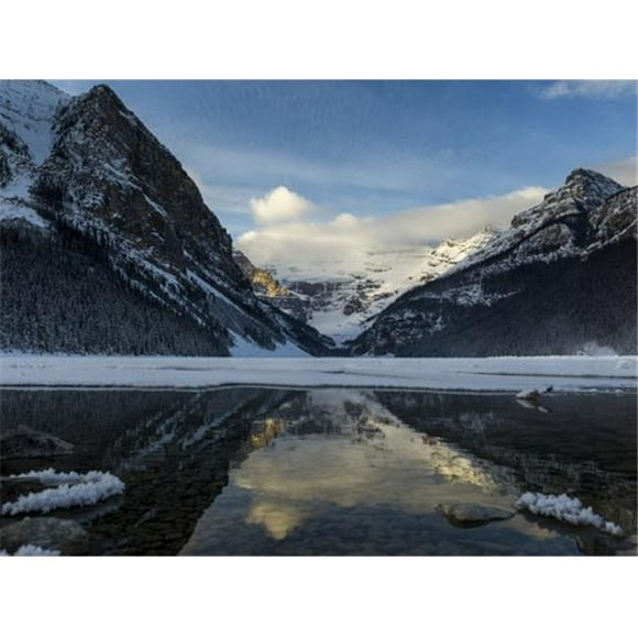 Posterazzi DPI12285010 Rugged Mountains & Lake Louise Banff National Park - Lake Louise Alberta Canada Poster Print by Keith Levit, 17 x 13