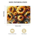 thumbnail image 3 of PIKWEEK Sunflower Canvas Wall Art Yellow Plant Prints Pictures, Sunflower Wall Painting Gifts for Women Bedroom&nbsp;Decor,Modern&nbspFlowers Poster Wall Decor Ready to Hang  16*12inch/20*16inch&nbsp;, 3 of 6