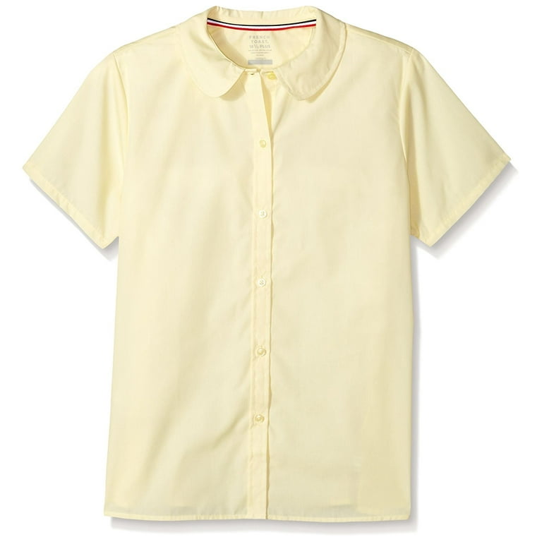 Yellow and Blue Collar Kids School Uniform