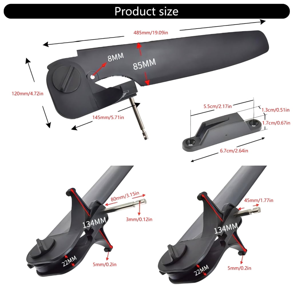 Fishing Watercrafts Rudder Kayak Tail Rudder Direction Control Canoeing Accessories Canoe Tail Steering Control