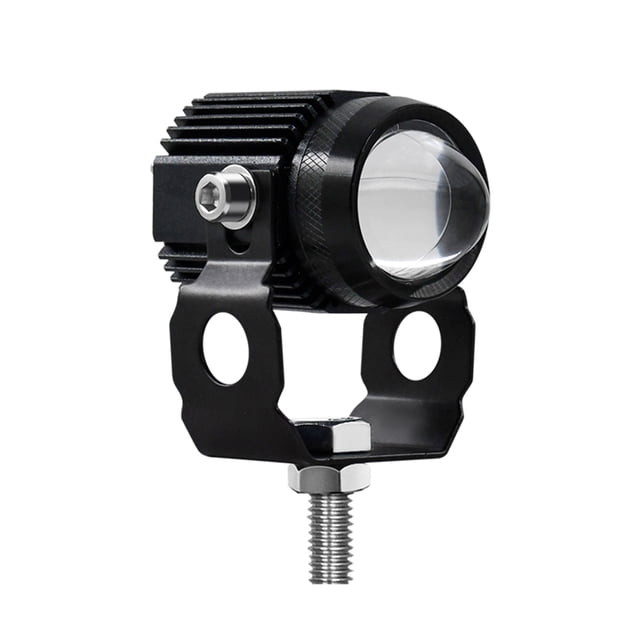 Tignapoo G0027 Dual-Color Motorcycle Auxiliary Light with Adjustable Mount, 6000LM High Brightness, IP67 Waterproof, 60W for All Vehicles