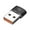 Black, variant on Type-C Adapter Mini Fast Charging 6A Type-C Female to USB 3.0 Male Converter OTG Connector for Charger
