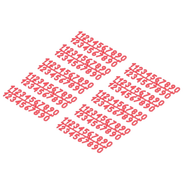 Number Sign,10Set Plastic Number Tag Number Marking Plastic Number Tag Performance Driven