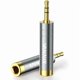 thumbnail image 1 of wonima11 VANAUX 1/4'' to 3.5 mm Headphone Adapter 2PACK, 3.5 mm(1/8'') Plug Male to 6.35 mm (1/4'') Jack Female Stereo Adapter for Headphone, Guitar, Digital Piano, Speaker, Amplifier, 1 of 1