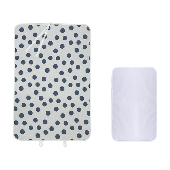 Tnarru Hanging Ironing Board Press Pad with Mesh Pad Convenient over The Door Ironing Mat Steamer Pad for Dorm Sewing Room Apartment