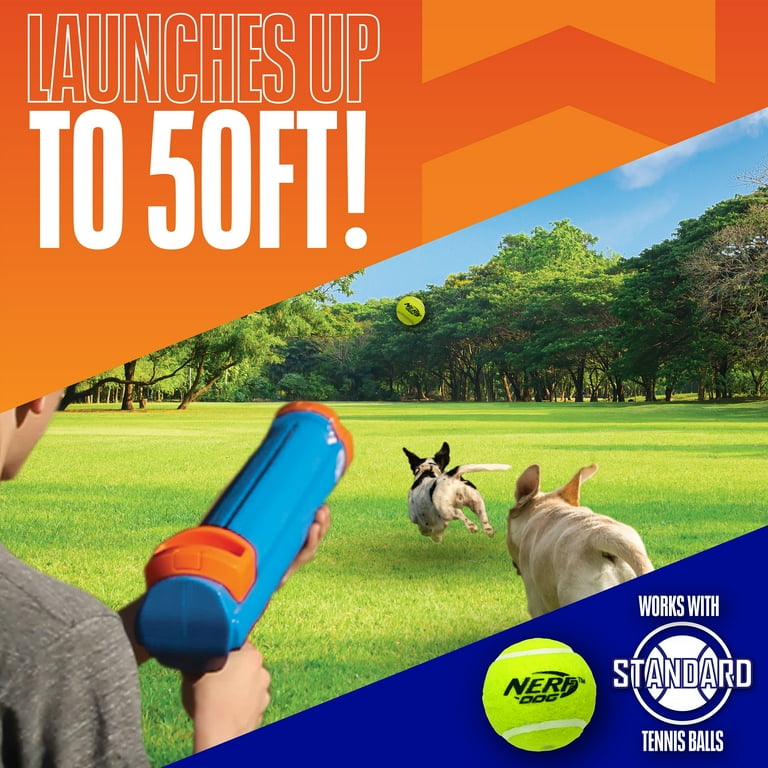 Nerf Dog Tennis Ball Blaster, 16 Inch With 4 Balls photo 2