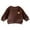 Coffee Color, variant on Esaierr Newborn Baby Pullover Sweatshirt, Solid Cotton Thin Sweatsuit Baby Solid Color Long Sleeve Tshirts Tops Blouse